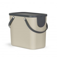 ROTHO Albula Cappuccino - waste sorting container - 25l