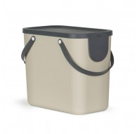 ROTHO Albula Cappuccino - waste sorting container - 25l