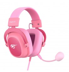 Havit H2002d Headset Wired Head-band Gaming Pink