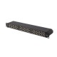 PATCH PANEL 48 PORT 1U 19" CAT6A FTP SHIELDED BLACK LANBERG