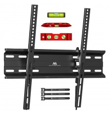 Maclean MC-748A TV or Monitor Mount, TV Wall Holder, Handle, max VESA 400x400, 32-70", 45kg, Black