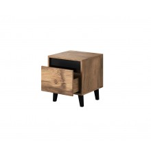 NORD bedside table 2 pcs. 40x38x45 cm oak wotan/anthracite