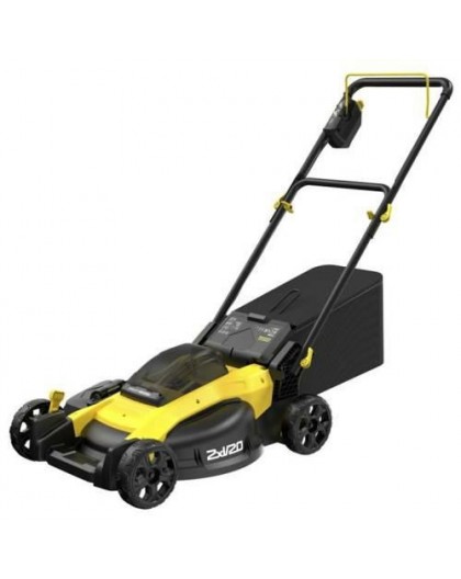 Aku lawn mower. with mulching function