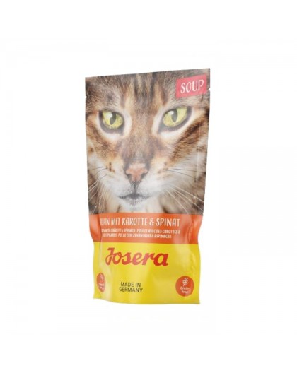 JOSERA Chicken soup with carrots and spinach - wet cat food - 70 g