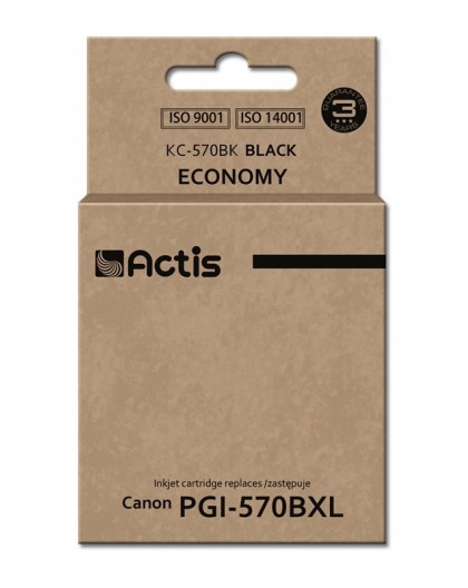 Actis KC-570BK Ink (replacement for Canon PGI-570BK Standard 22 ml black)