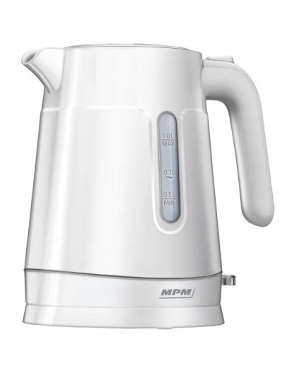 MPM MCZ-119 electric kettle 1 L 2200 W White