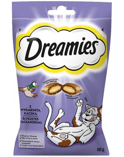 Dreamies 5998749116500 cat treats Duck Snacks 60g