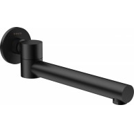 Foldable bathtub spout - round