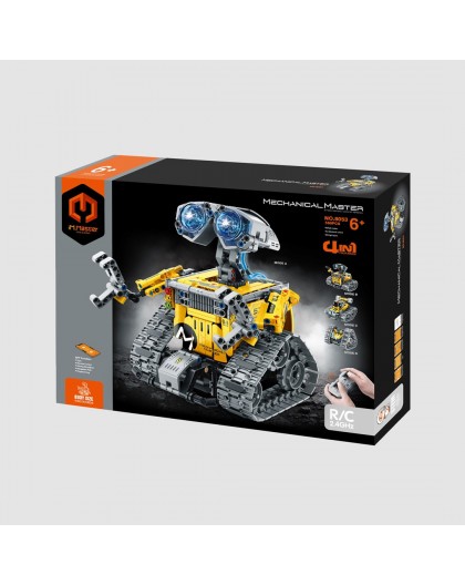 iM.Master RC Robot yellow 4-in-1 building blocks, 560 pieces