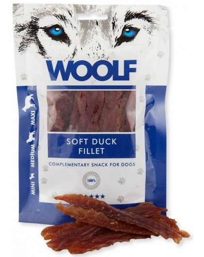 WOOLF Soft Duck Fillet - dog treat - 100 g