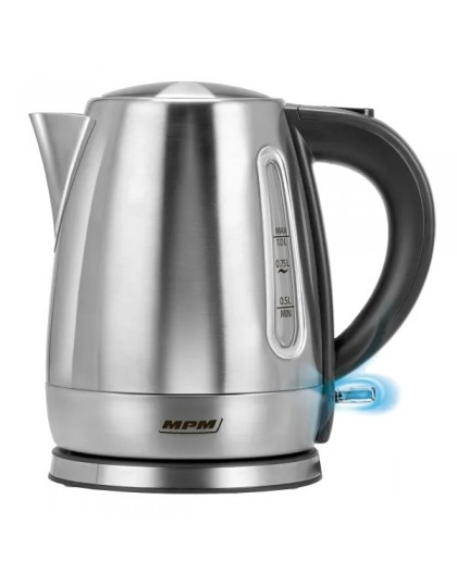 MPM MCZ-118 electric kettle 1 L 1630 W Steel