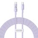 Baseus Gem USB C to USB C fast charging cable 2 m 100 W Purple
