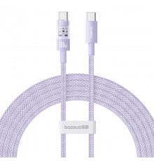 Baseus Gem USB C to USB C fast charging cable 2 m 100 W Purple