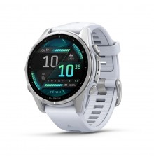 Garmin Fenix 8 3.3 cm (1.3") AMOLED 43 mm Digital 416 x 416 pixels Touchscreen Silver Wi-Fi GPS (satellite)