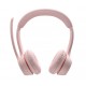 Logitech 981-001412 headphones/headset Wireless Head-band Office/Call center Bluetooth Rose