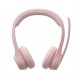 Logitech 981-001412 headphones/headset Wireless Head-band Office/Call center Bluetooth Rose