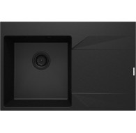 Granite sink 1-bowl with drainer - right