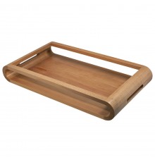 ARTELEGNO VASD Double-sided beech wood tray 27 x 49 cm