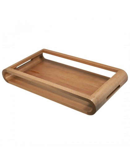ARTELEGNO VASD Double-sided beech wood tray 27 x 49 cm
