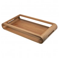 ARTELEGNO VASD Double-sided beech wood tray 27 x 49 cm