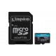 Kingston Technology 512GB microSDXC Canvas Go Plus Gen4 200MB/s A2 U3 V30 Card + Adapter