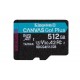 Kingston Technology 512GB microSDXC Canvas Go Plus Gen4 200MB/s A2 U3 V30 Card + Adapter