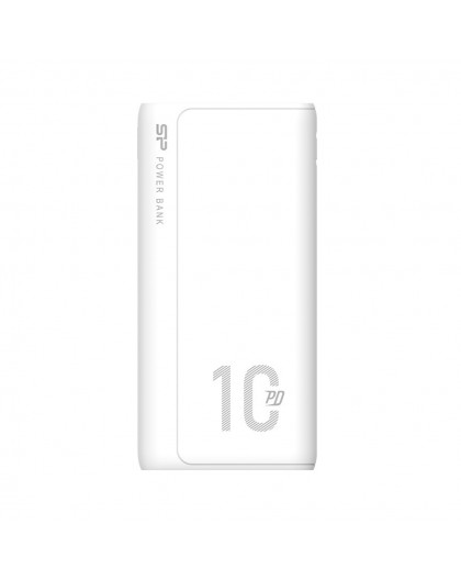 SILICON POWER QP15 Powerbank External battery 10000 mAh 2x USB QC 3.0 1x USB-C PD (SP10KMAPBKQP150W) White