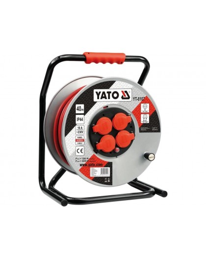 Yato YT-8107 cord reel 4 AC outlet(s) 40 m
