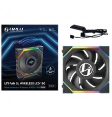 Lian Li UNI FAN SL Wireless LCD 120 Computer case 12 cm Black 1 pc(s)