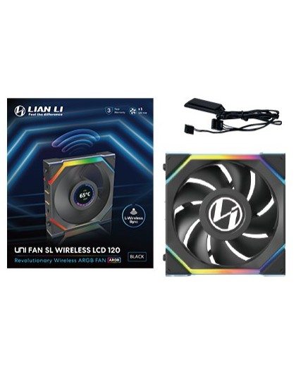 Lian Li UNI FAN SL Wireless LCD 120 Computer case 12 cm Black 1 pc(s)