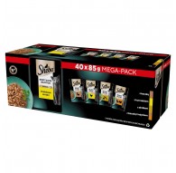 SHEBA Selection Select Slices Poultry Flavours - wet cat food - 40 x 85g