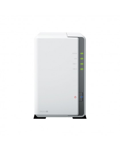 Synology DiskStation DS223J NAS/storage server Desktop Realtek RTD1619B 1 GB DDR4 DiskStation Manager White