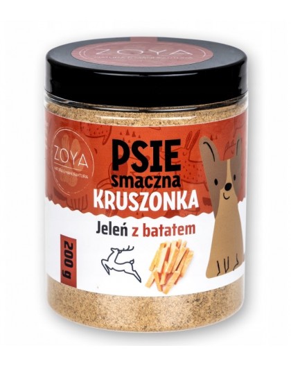 ZOYA Deer crumble with sweet potato - dog treat - 200g