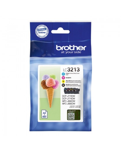 Brother LC3213VAL ink cartridge 4 pc(s) Original Black, Cyan, Magenta, Yellow
