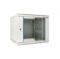 Extralink Rackmount cabinet 9U 600x600 AZH Gray wall mounted, swing type
