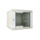 Extralink Rackmount cabinet 9U 600x600 AZH Gray wall mounted, swing type