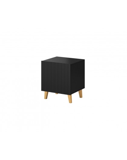 PAFOS bedside table 2 pcs. 45x40x51 cm matte black