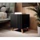 PAFOS bedside table 2 pcs. 45x40x51 cm matte black
