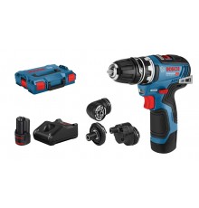 Bosch GSR 12V-35 FC 1750 RPM Keyless 590 g Black, Blue, Red