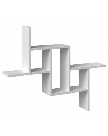 FIESTA hanging shelf 85x15x73.5 cm, white