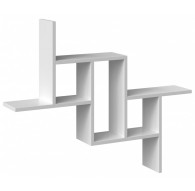 FIESTA hanging shelf 85x15x73.5 cm, white