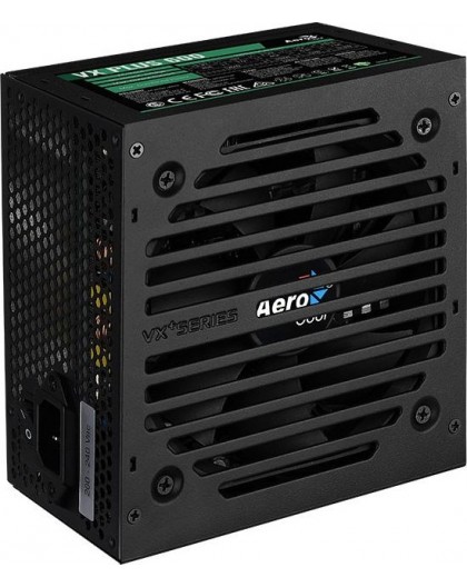 POWER SUPPLY AEROCOOL PGS VX-600PLUS 600W 80+ BOX