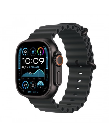 Apple Watch Ultra 2 GPS + Cellular 49mm Black Titanium Case with Black Ocean Band