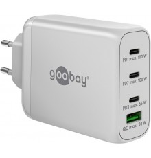 Goobay 65556 mobile device charger Laptop, Smartphone White AC Fast charging Indoor