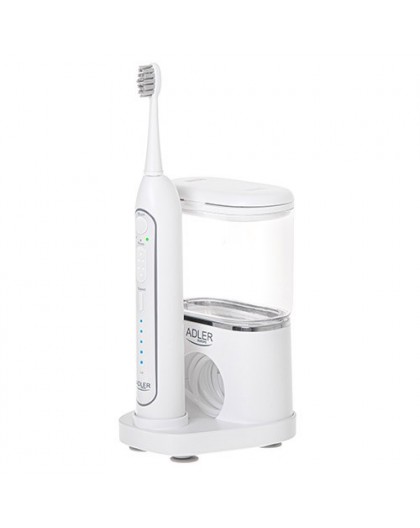 Adler | 2-in-1 Water Flossing Sonic Brush | AD 2180w | Rechargeable | For adults | Number of brush heads included 2 | Number of 