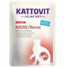 KATTOVIT Feline Diet Niere/Renal Beef - wet cat food - 85g