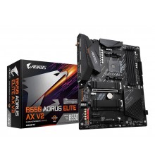 GIGABYTE B550 AORUS ELITE AX V2 Motherboard - AMD Ryzen 5000 CPUs, 12+2 Phases VRM, up to 4733MHz DDR4, 1xPCIe 4.0 + 1xPCIe 3.0 
