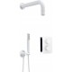 Thermostatic shower set w/ concealed box