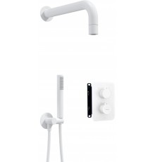 Thermostatic shower set w/ concealed box