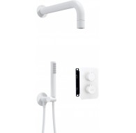 Thermostatic shower set w/ concealed box